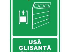 Indicator pentru usa glisanta in tavan